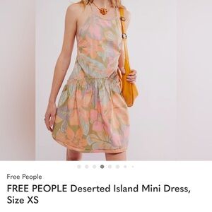 Free People Pastel Floral Mini Dress